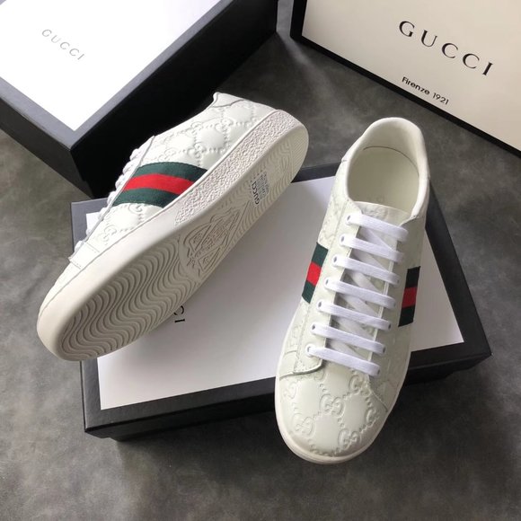 newgUCCI LEATHER CASUAL SHOES FOR WOMEN